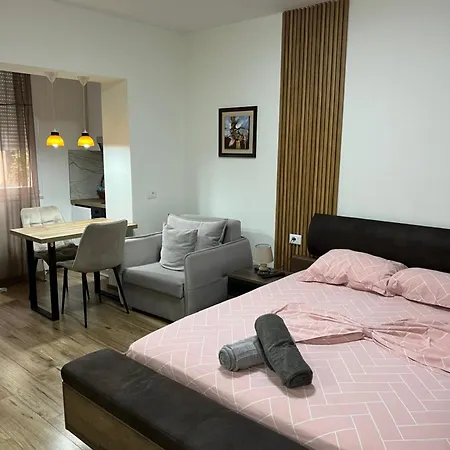 아파트 Bright & Roomy Myslym Shyri 티라나